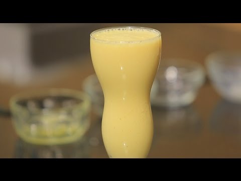 طريقة إعداد سموذي برتقال ومانجو