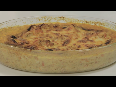 طاجن الدجاج بالصوص الكريمي