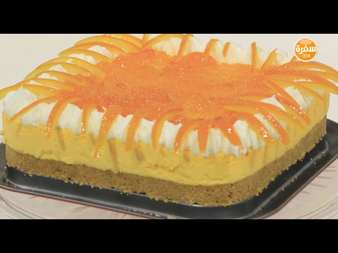 شاهد طريقة إعداد تورتة موس البرتقال