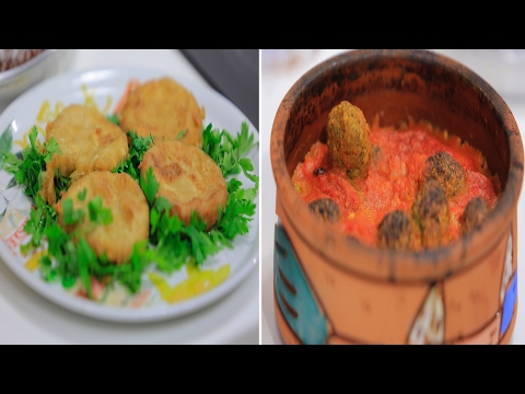 بالفيديو طريقة إعداد ومقادير كفتة بالبرغل والخضار  برجر قرنبيط