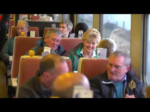 بالفيديو  قطار البخار يعود إلى الخدمة في بريطانيا