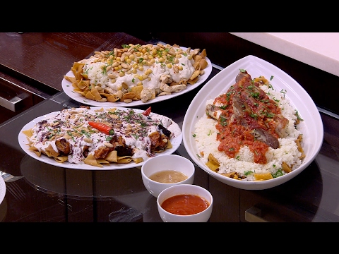 شاهد طريقة إعداد فتة باذنجان  فتة زبادي بالدجاج  فتة موزة