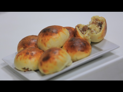 بالفيديو طريقة إعداد ومقادير خبز كيزر باللحمة المعصجة و الجبنة