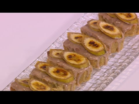 بالفيديو طريقة إعداد ومقادير كيك القرنبيط و الموز
