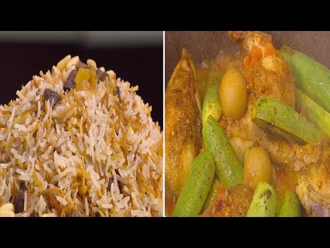 بالفيديو طريقة إعداد ومقادير طاجن دجاج بالكوسة  أرز بالكبدة والشعرية