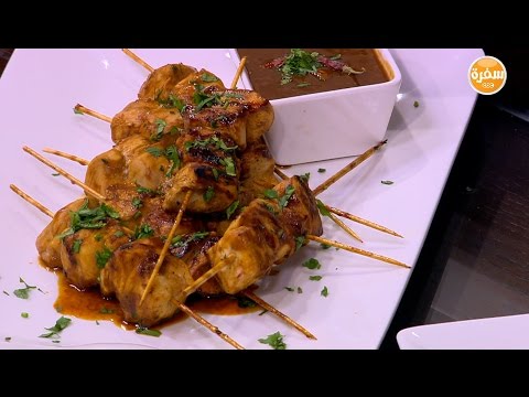 طريقة إعداد أسياخ الدجاج بالباربكيو والعسل