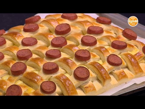 شاهد اسعدي أسرتك مع فطيرة السوسيس اللذيذة
