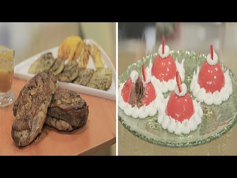 بالفيديو طريقة إعداد ومقادير تشيز كيك فاخر مع جليز الفاكهة  صدور بط بالبرتقال