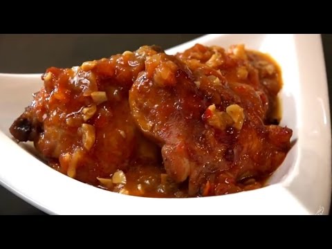 شاهد طريقة إعداد دجاج مسبك أحمر حار وحلو