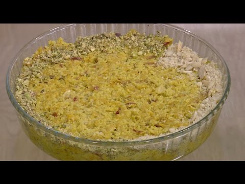 بالفيديو طريقة إعداد ومقادير بارفيه التفاح بجوز الهند