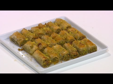 شاهد طريقة عمل رول جلاش بالفستق