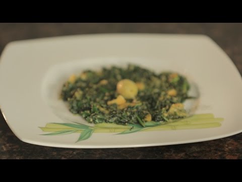 شاهد طريقة إعداد سبانخ بالزيتون