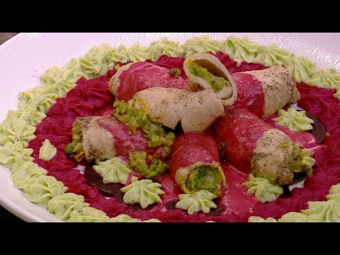 شاهدصدور الديك الرومي مع صلصة البنجر