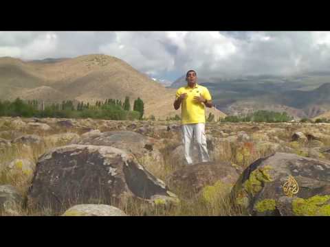 بالفيديو سايمالو طاش منطقة أثرية فريدة في قيرغيزيا